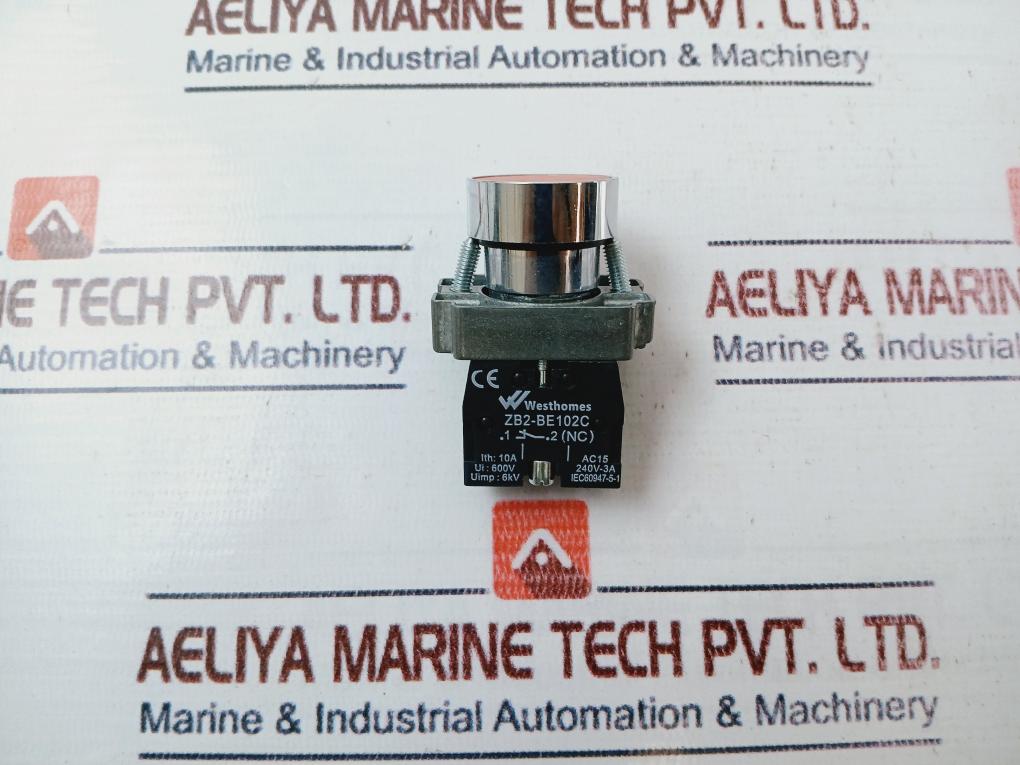 Westhomes Xb2-ba42 Self-Reset Flush Push Button Switch 10a 600v