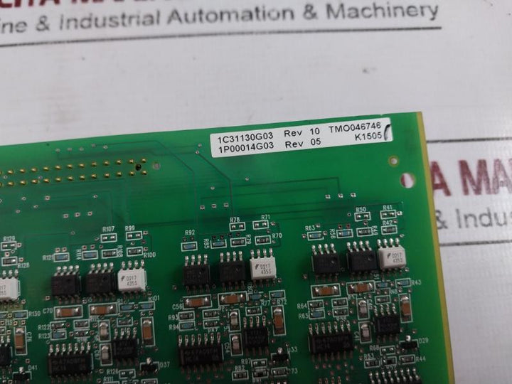 Westinghouse 1c31130g03 Printed Circuit Board Assy: 1p00014g 1p00014a05 Rev: 05