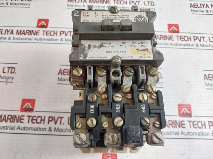 Westinghouse 277A534G01 Motor Starter 27Amps A200M1Cacm