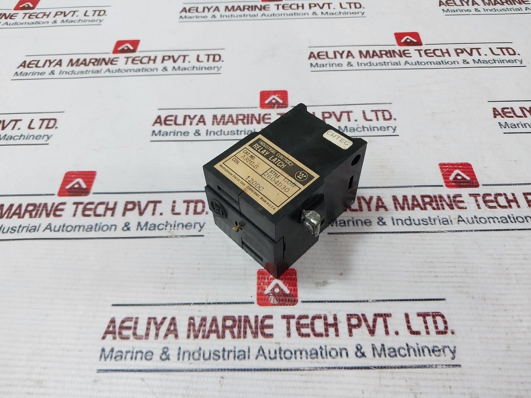Westinghouse Armls 2604D30G08 Relay Latch 120Dc