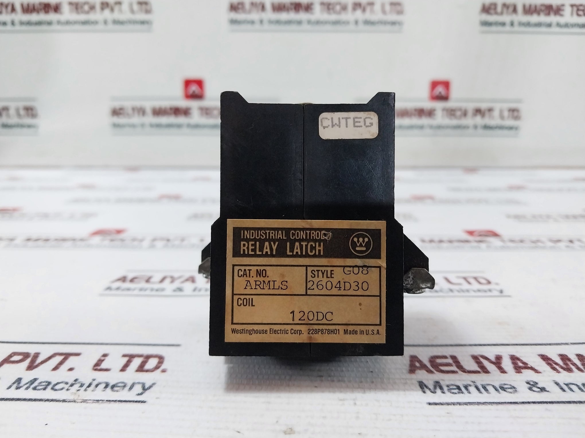 Westinghouse Armls 2604D30G08 Relay Latch 120Dc