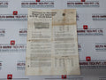 Westinghouse Armls 2604D30G08 Relay Latch 120Dc