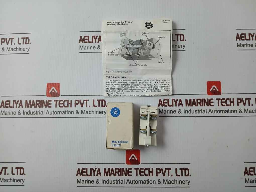 Westinghouse Control J20 Auxiliary Contact Block
