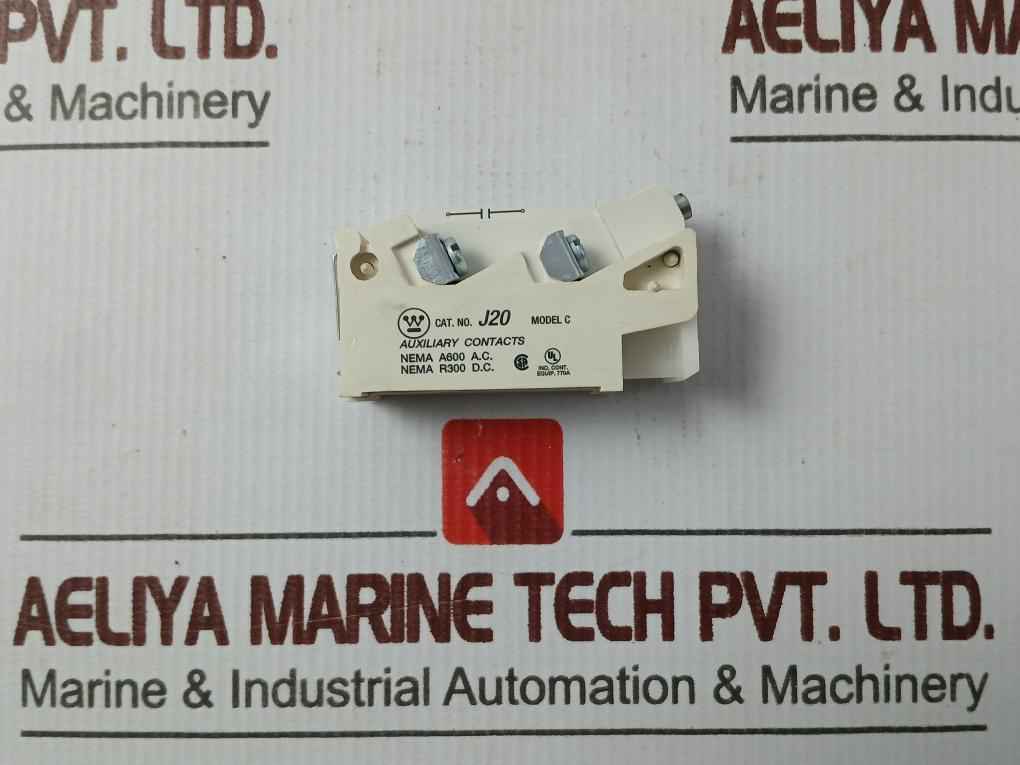 Westinghouse Control J20 Auxiliary Contact Block