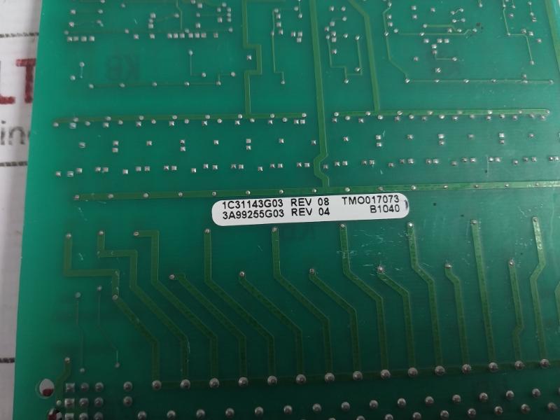 Westinghouse Dir 1c31143g Printed Circuit Board Assy:3a99255g Amp 536946-1