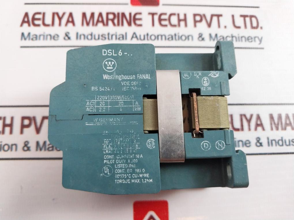 Westinghouse Dsl 6-23 Contactor Relay