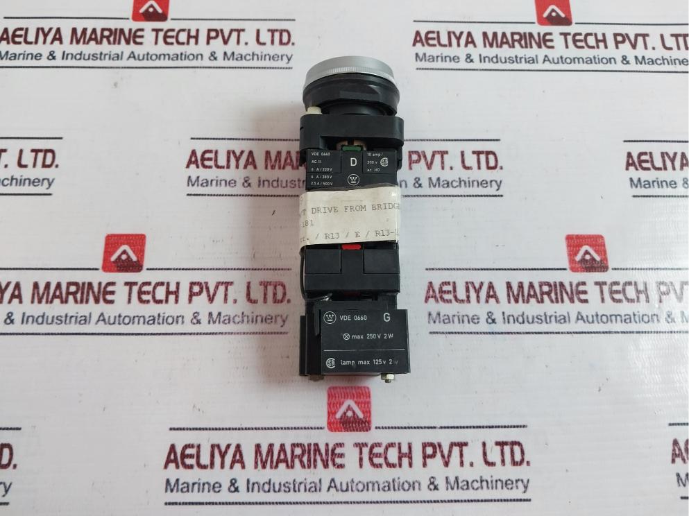 Westinghouse Electric Vde 0660 Push Button