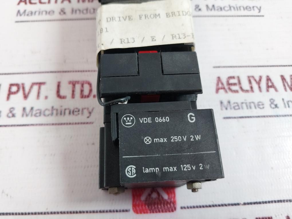 Westinghouse Electric Vde 0660 Push Button