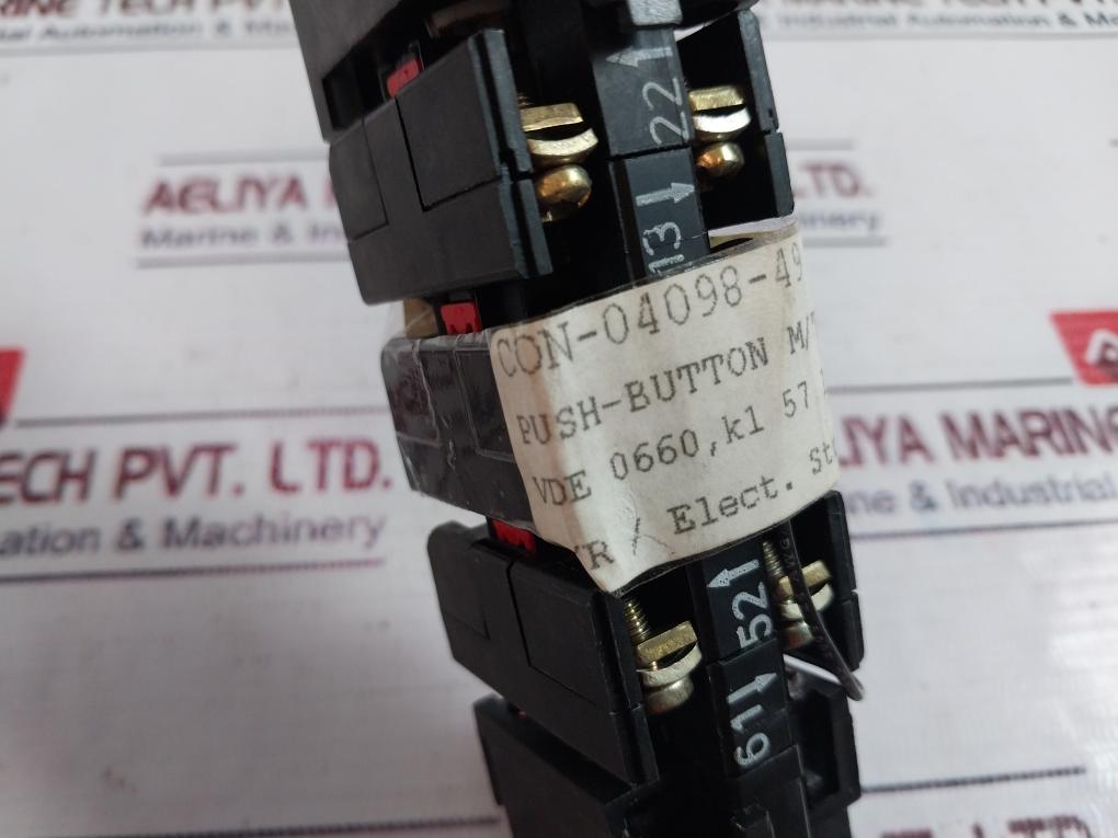 Westinghouse Electric Vde 0660 Push Button