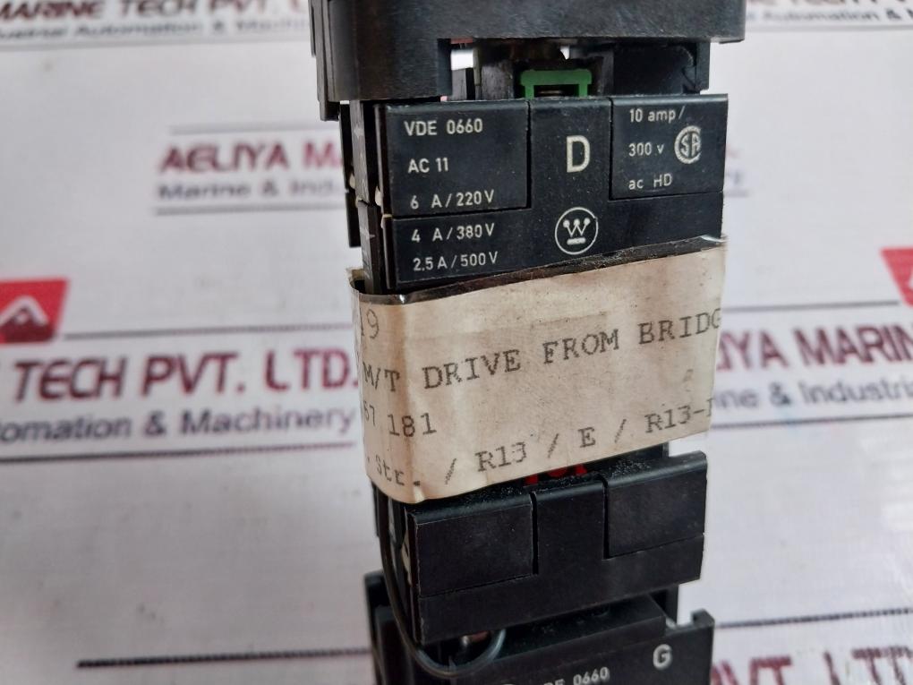 Westinghouse Electric Vde 0660 Push Button