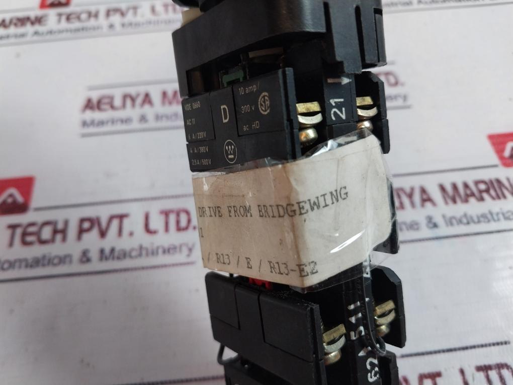 Westinghouse Electric Vde 0660 Push Button