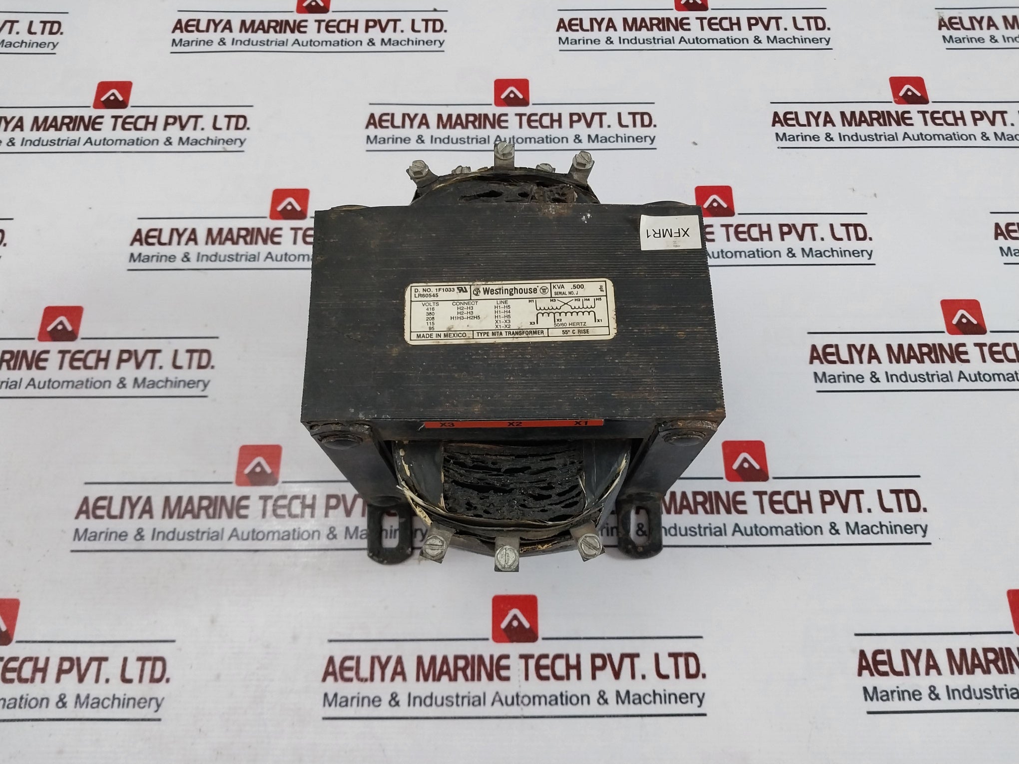 Westinghouse Kva .500 Mta Transformer 1f1033 50/60hz