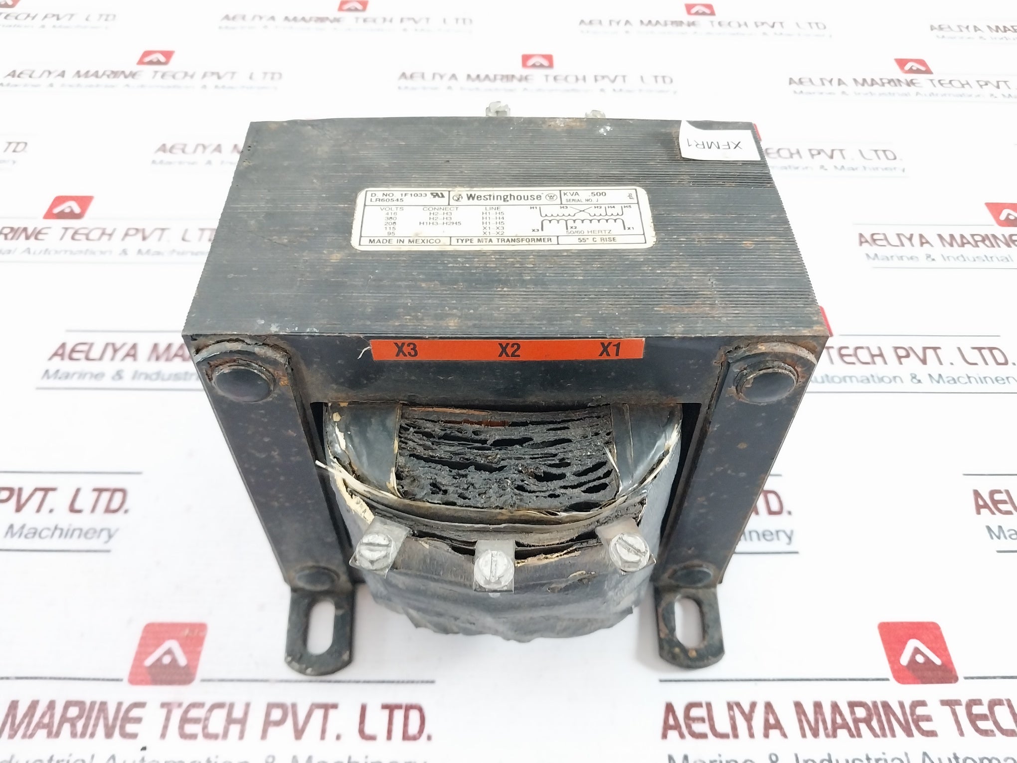 Westinghouse Kva .500 Mta Transformer 1f1033 50/60hz