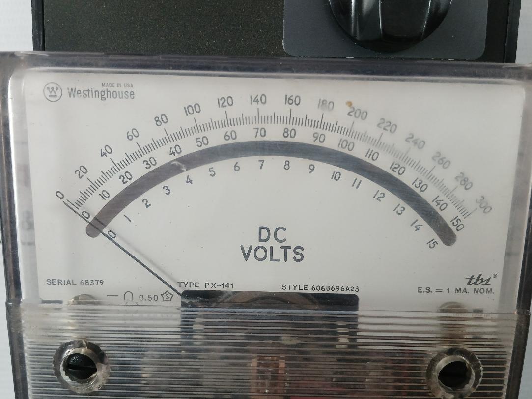 Westinghouse Px-141 Dc Voltmeter 0-15 Vdc