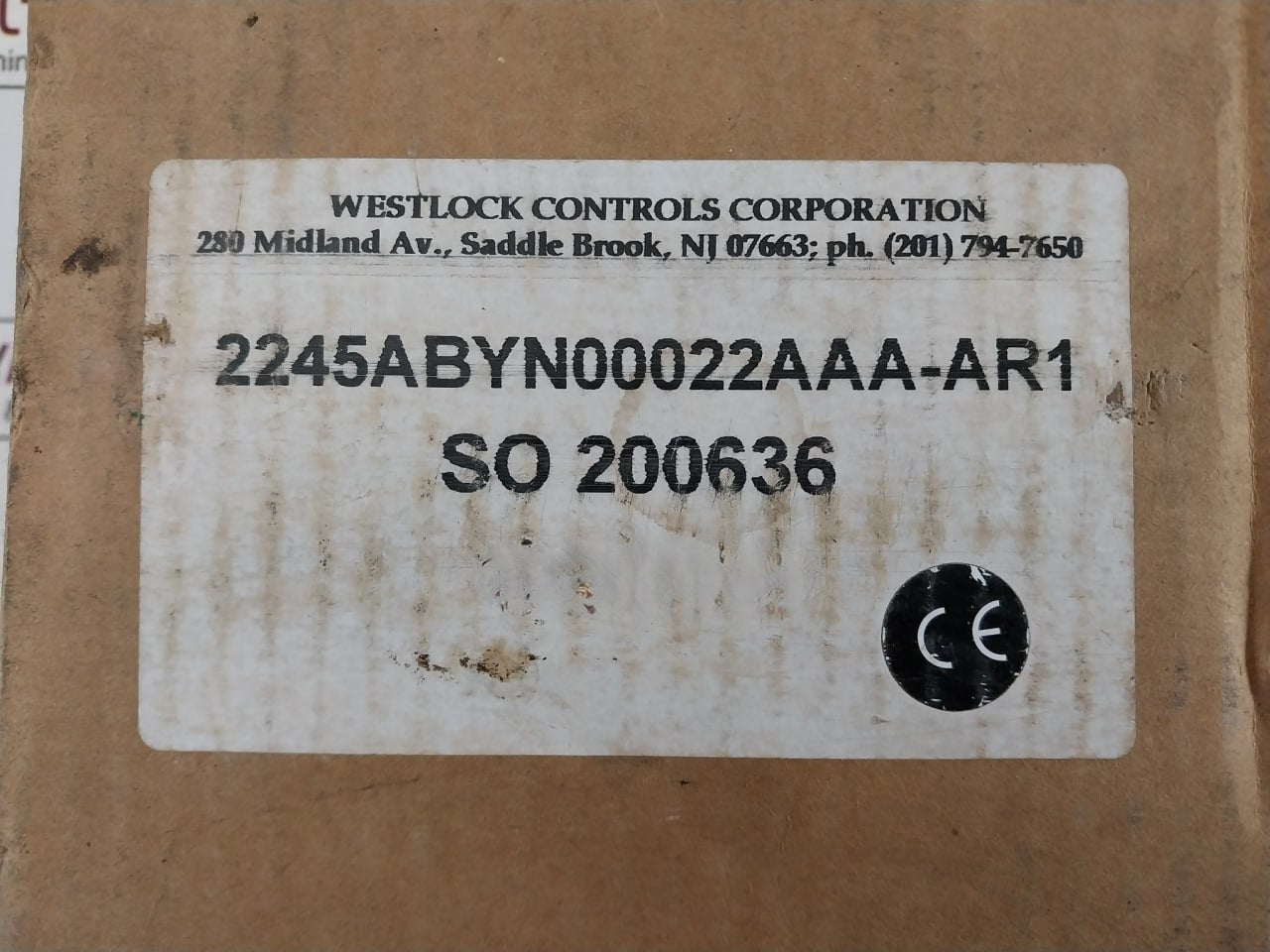 Westlock 2245 Valve Position Monitor 0.5A – 125 Vdc A024 Ip66 M25