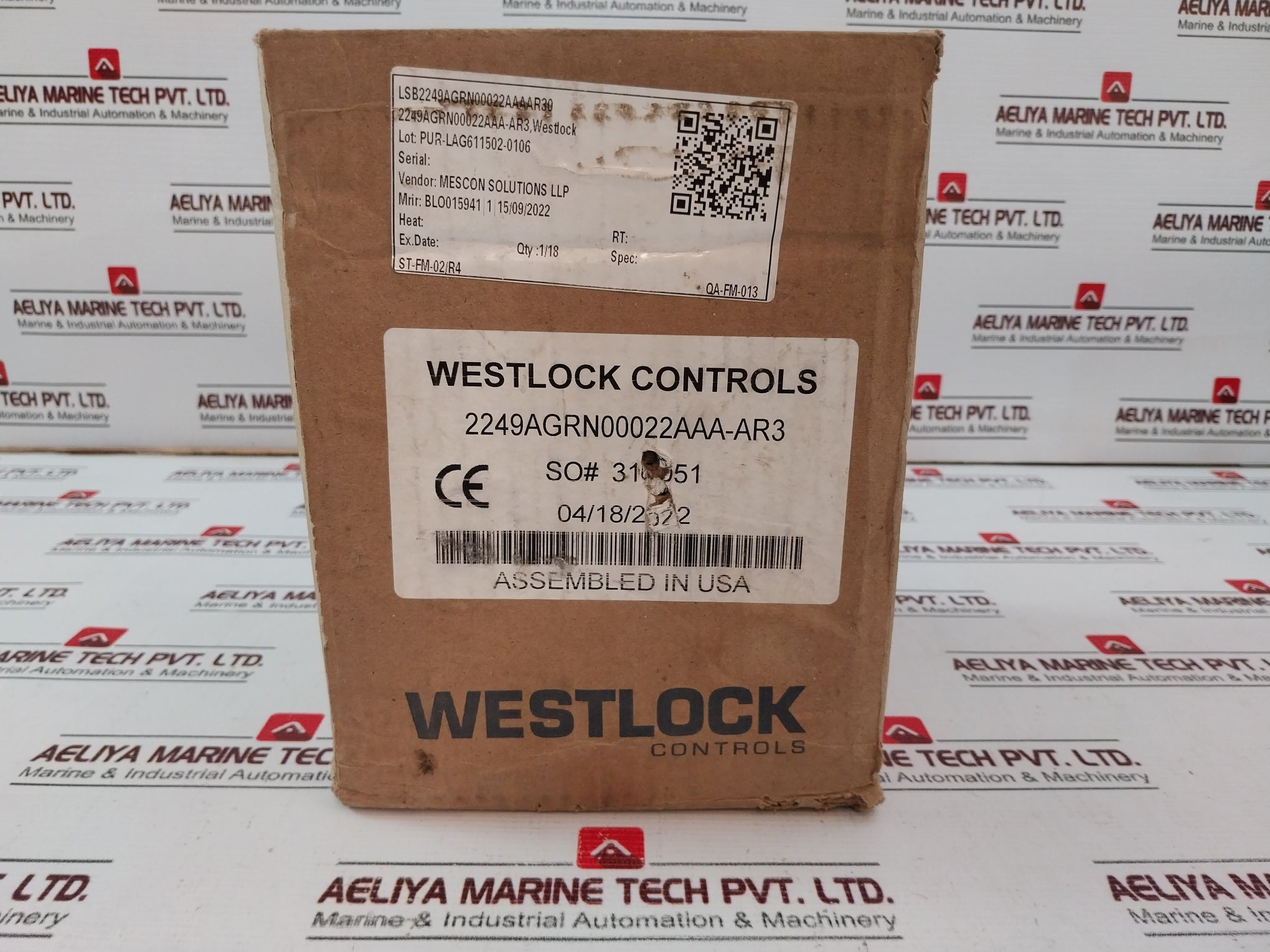 Westlock 2249Abyn00042Aaa-ar3 Accutrak Valve Position Monitor