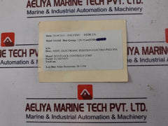 Westlock Controls EL50014051 Electronic Position Electro-pneuma Assy Rev 1.19
