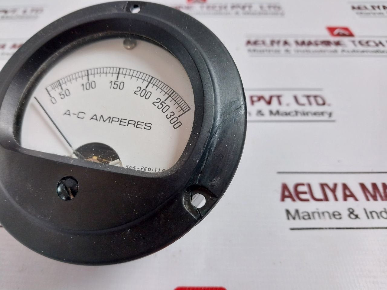 Weston 304 Ac Ampere Meter 0/300 Aca (Minor Crack)