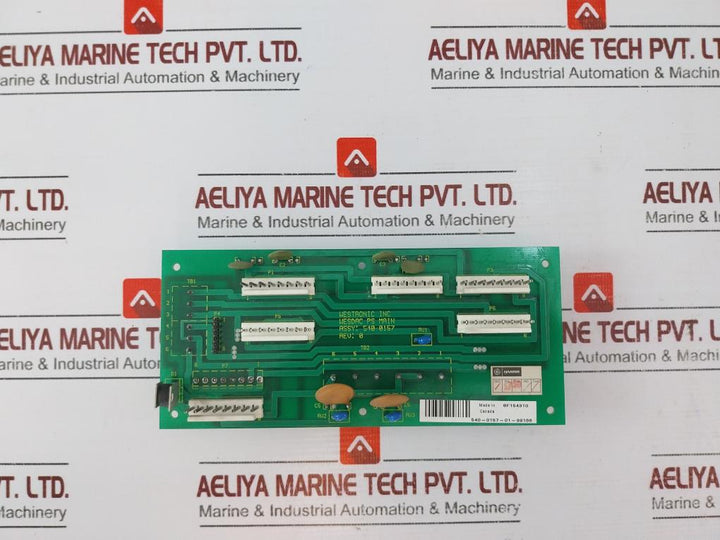 Westronic 540-0157 Wesdac PS Main Printed Circuit Board