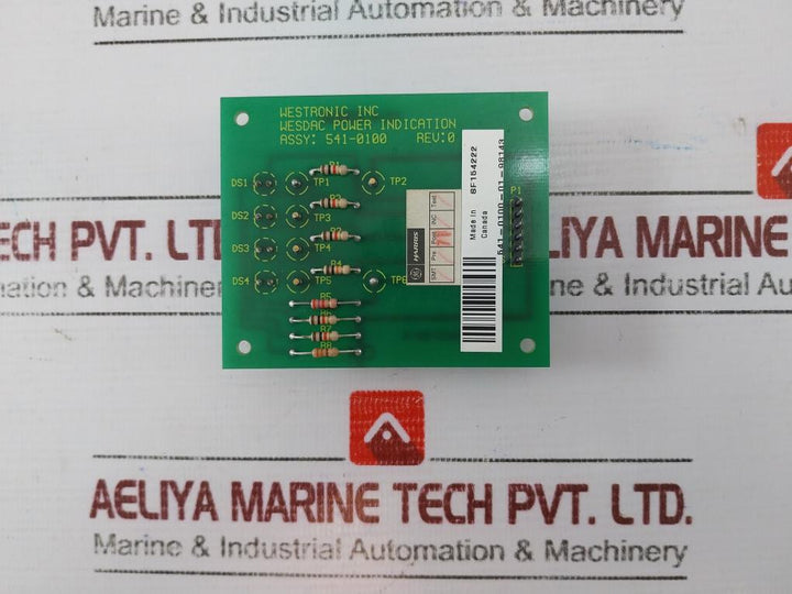 Westronic 541-0100 Power Indication Printed Circuit Board