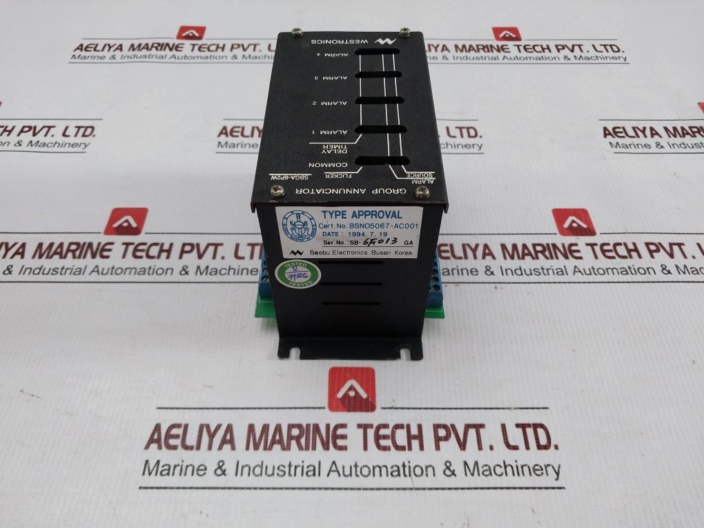 Westronics-24Vdc-950504-ga-Group-Annunciator-Sbga-6P2W-208765-3