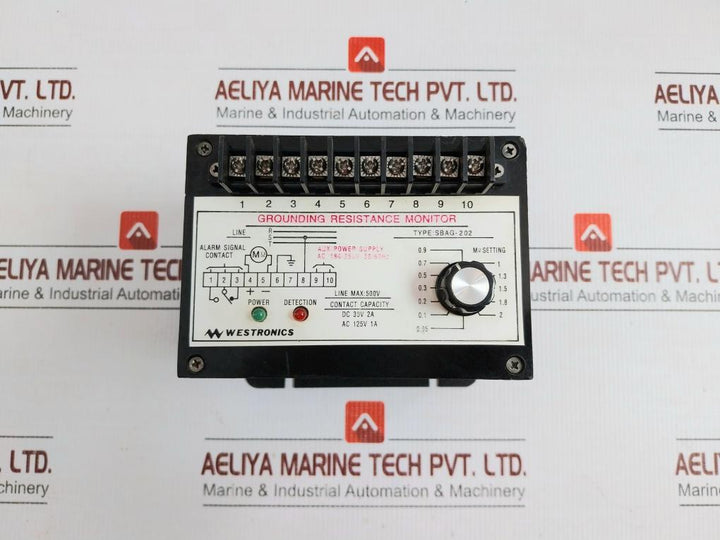 Westronics 30V 2A Grounding Resistance Monitor Sbag-202