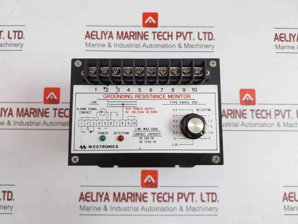 Westronics 30V 2A Grounding Resistance Monitor Sbag-202