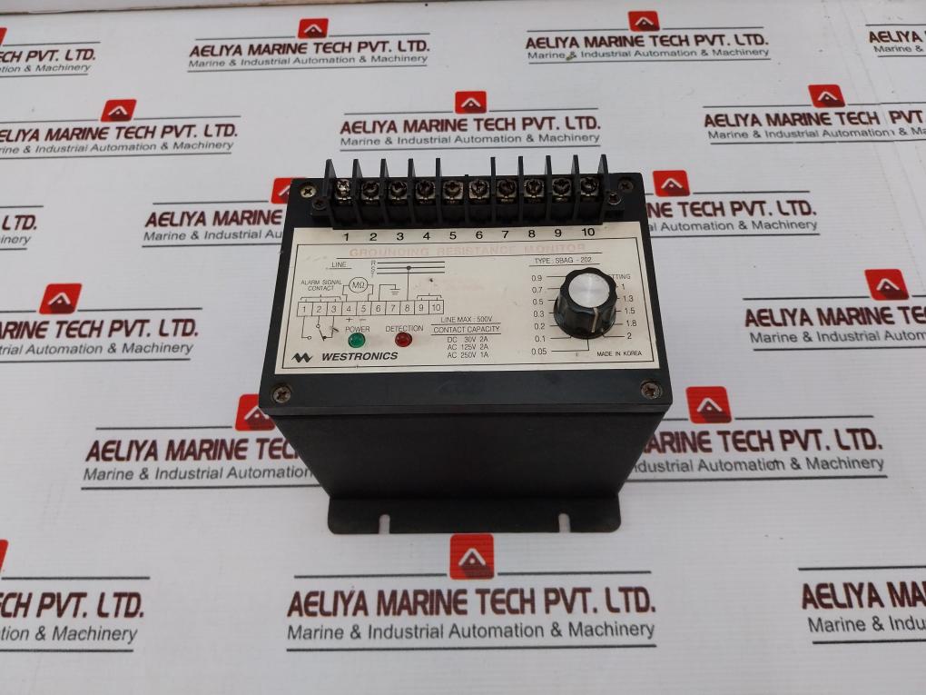 Westronics Sbag-102 Grounding Resistance Monitor 690V Dcf-12N