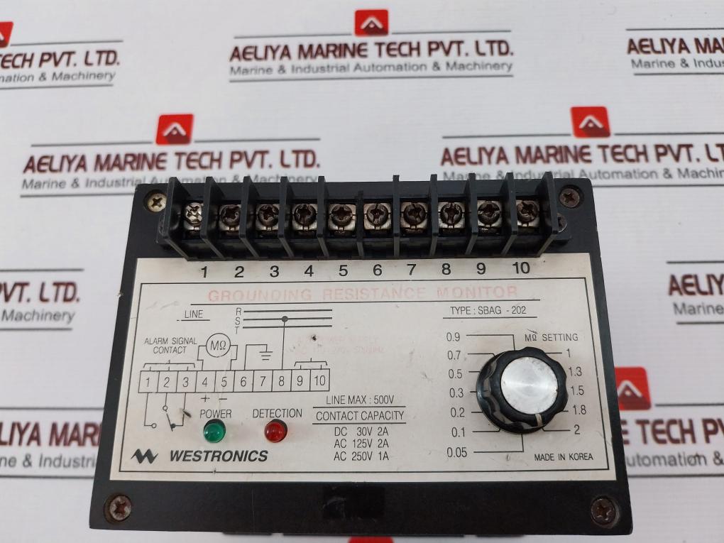 Westronics Sbag-102 Grounding Resistance Monitor 690V
