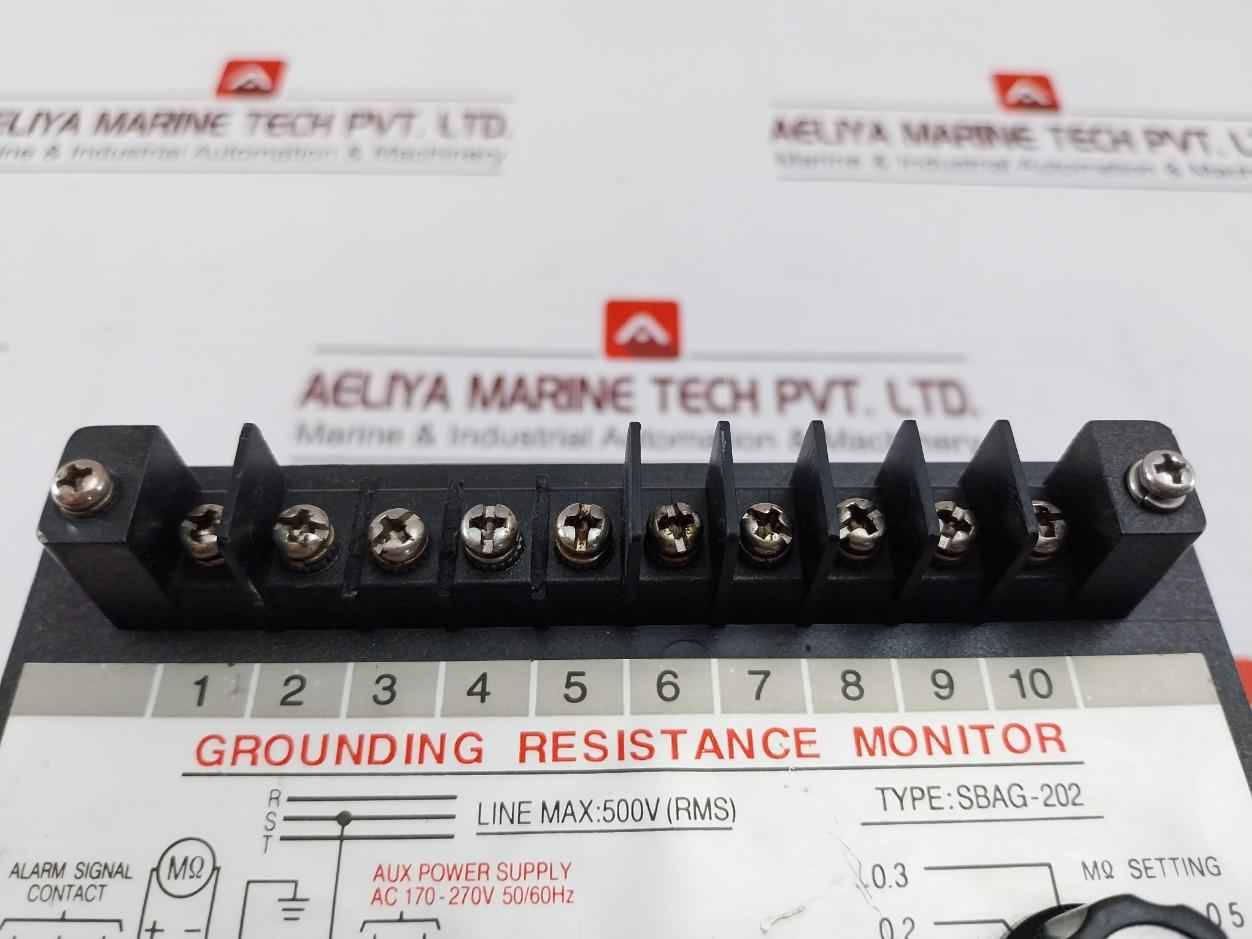 Westronics Sbag-202 Grounding Resistance Insulation Monitor 170-270V 50/60 Hz