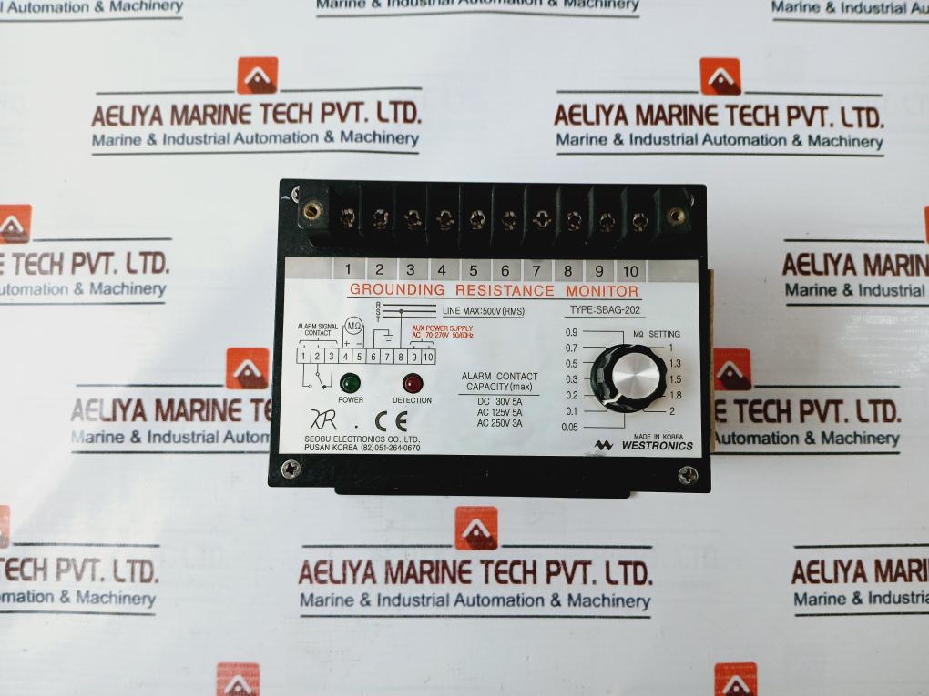 Westronics Sbag-202 Grounding Resistance Monitor 500V(Rms)