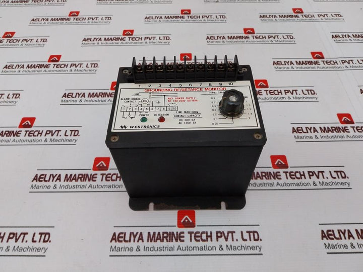 Westronics Sbag-202 Grounding Resistance Monitor Ac 180-250V 50/60Hz