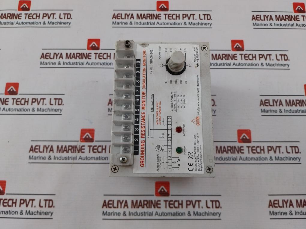 Westronics Sbag-202 Grounding Resistance Monitor Ac 220V 50/60Hz 5Va