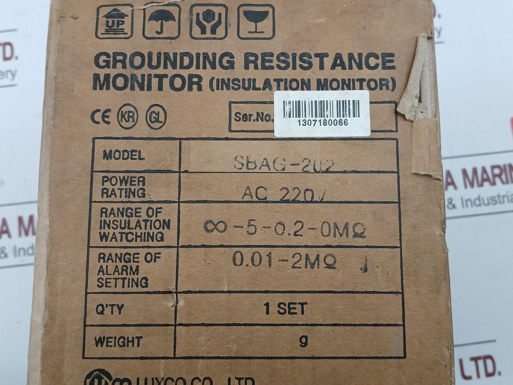 Grounding Resistance Monitor Westronics Sbag-202