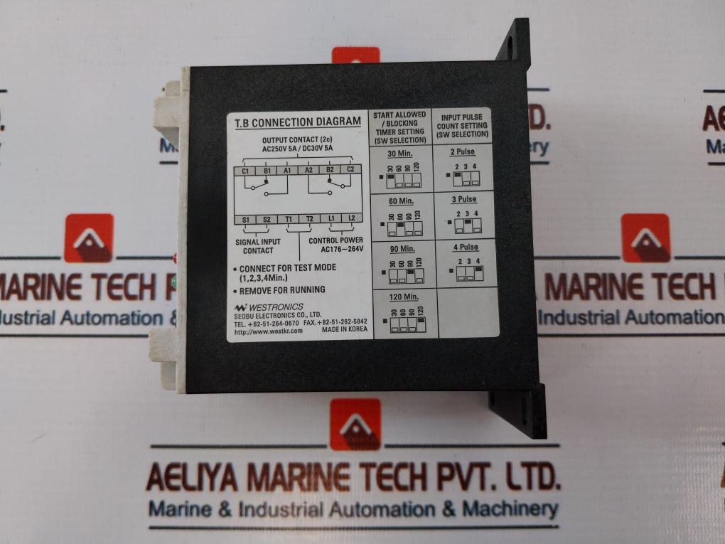 WESTRONICS SBCR-203 Count Relay AC176~264V Ac250V