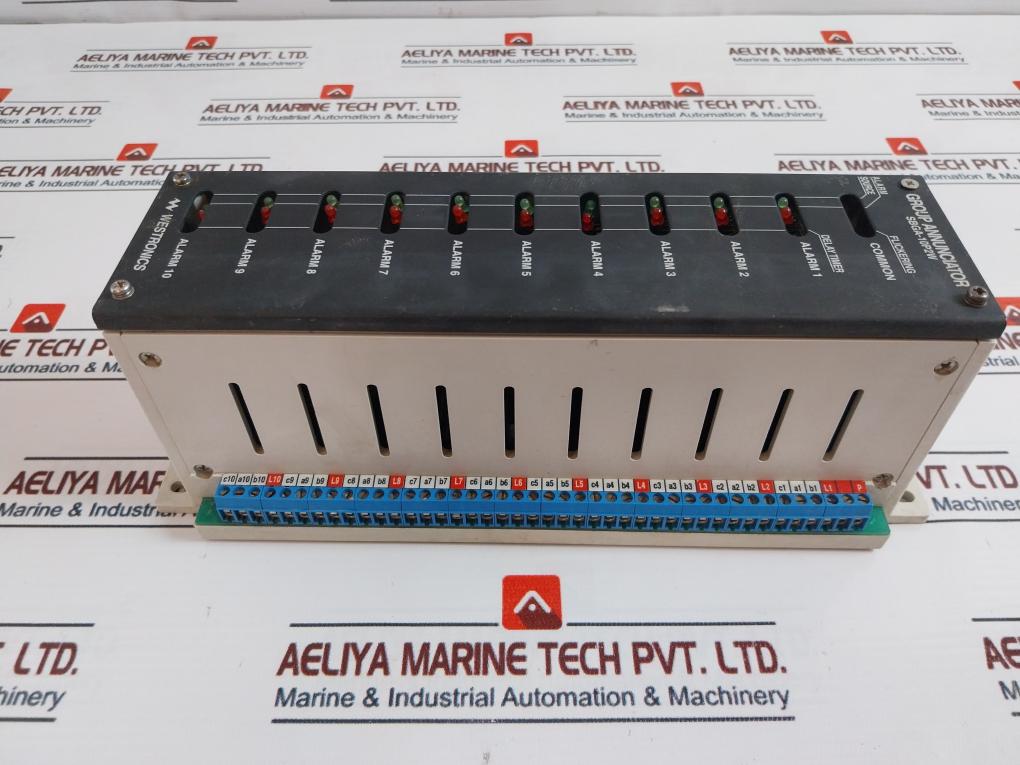 Westronics Sbga-10P2W Group Annunciator Unit