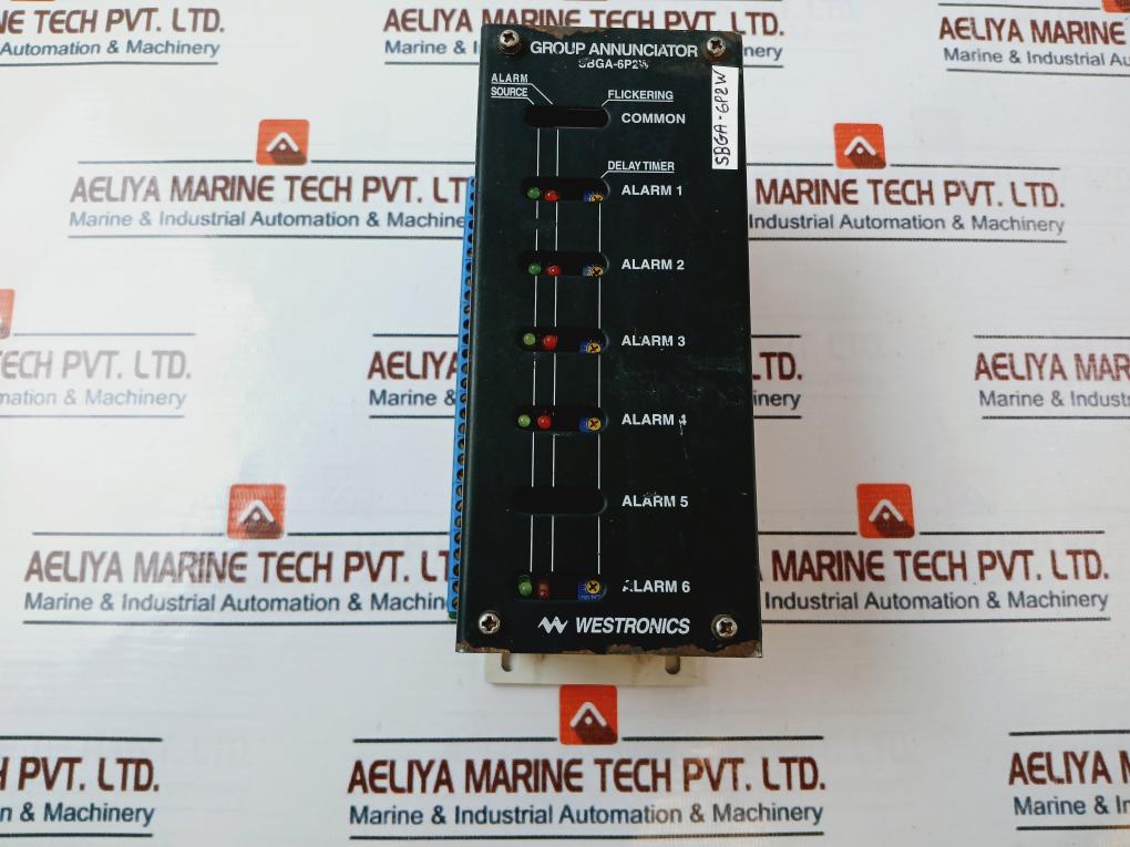 Westronics Sbga-6P2W Group Annunciator