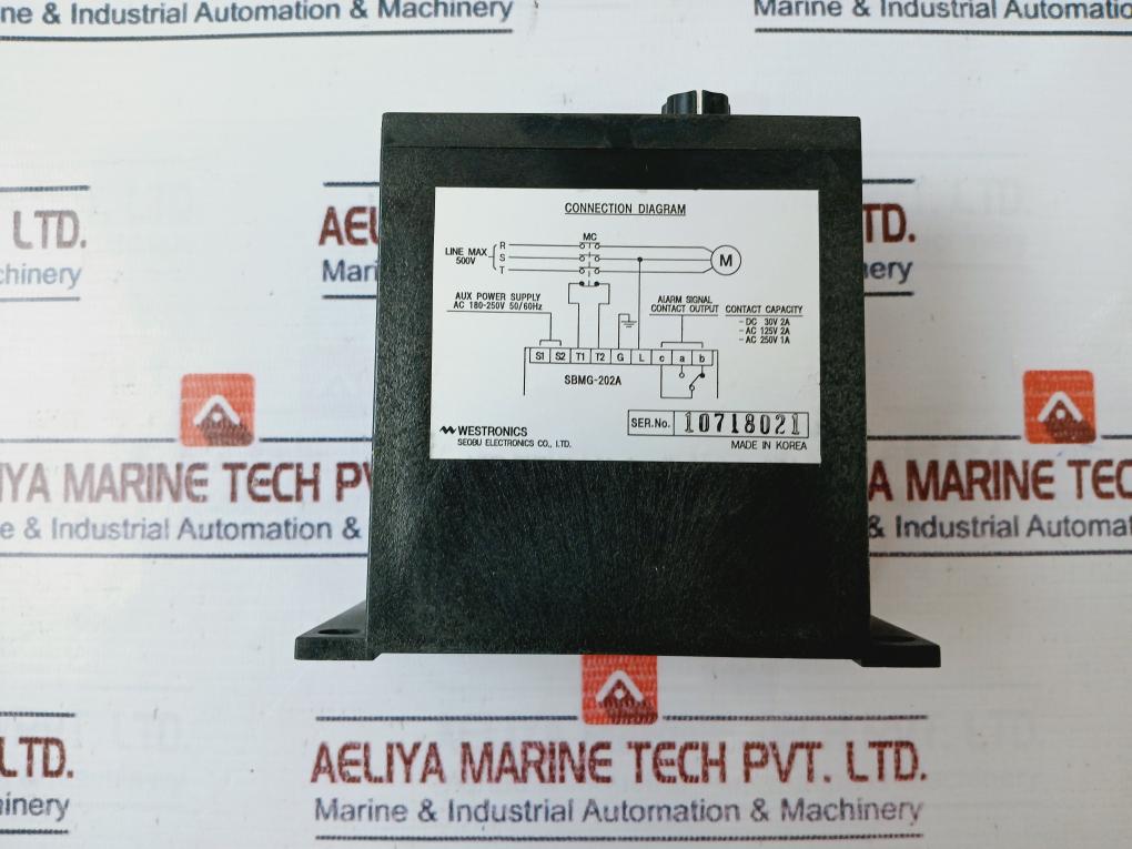 Westronics Sbmg-202A Ground Monitor Aux Power Supply Ac 180-250V 50/60Hz