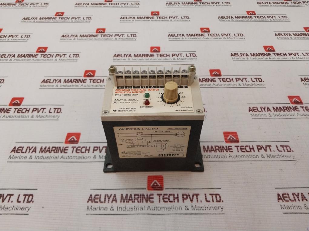 Westronics Sbmg-202A Grounding Resistance Monitor Ac 125V 2A Ac 180 250V 50/60Hz