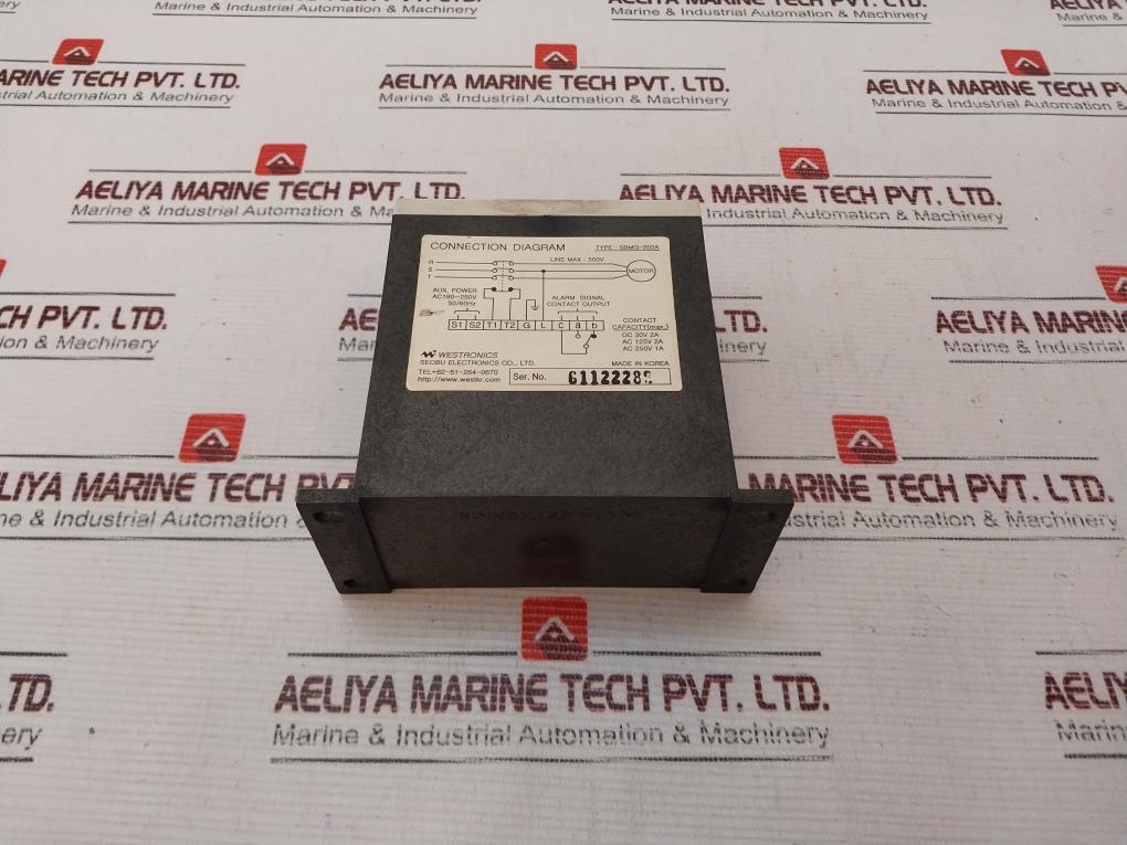 Westronics Sbmg-202A Grounding Resistance Monitor Ac 125V 2A Ac 180 250V 50/60Hz