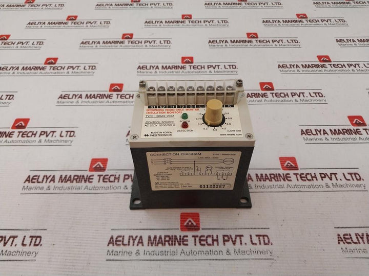 Westronics Sbmg-202A Grounding Resistance Monitor Ac 220V 1Ø50/60 Hz