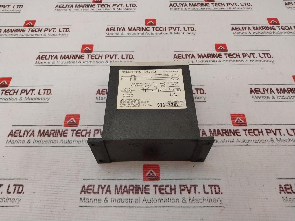 Westronics Sbmg-202A Grounding Resistance Monitor Ac 220V 1Ø50/60 Hz