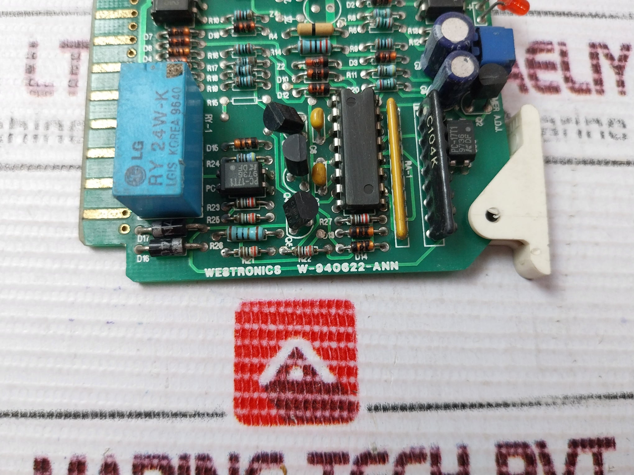 Westronics W-940622-ann Group Annunciator Alarm Card