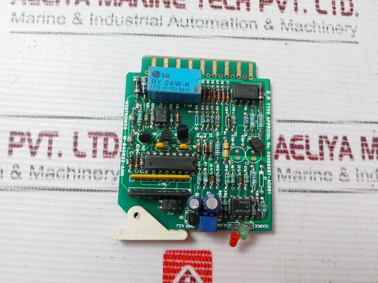 Westronics W-940622-ann Group Annunciator Alarm Card