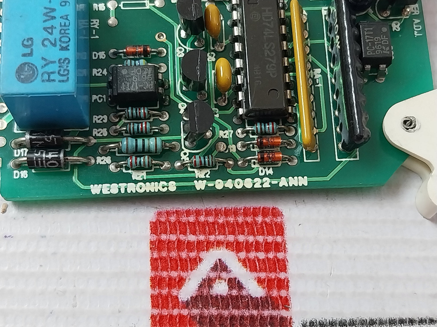 Westronics W-940622-ann Alarm Card