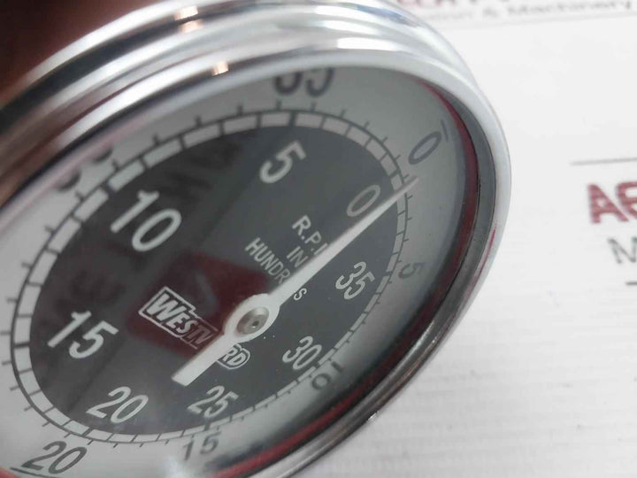 Westward 0 To 35 R.P.M. Analog Dial Tachometer