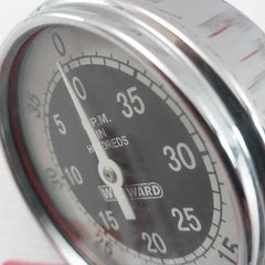 Westward 0 To 35 R.P.M. Analog Dial Tachometer