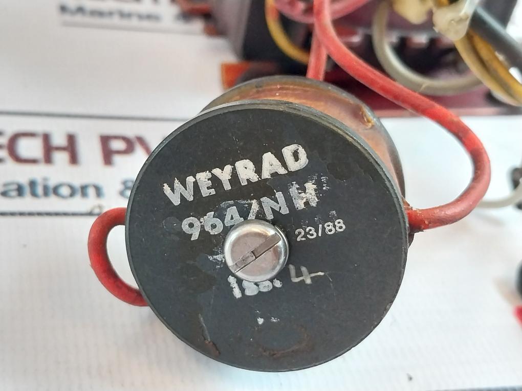 Weyrad 964/nf Transformer With 964/nh Motor 10/88