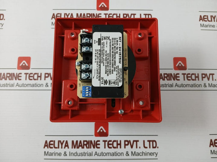 Wheelock Mt-241575W Red Multi-tone Horn Strobe Fire Alarm 24 Vdc