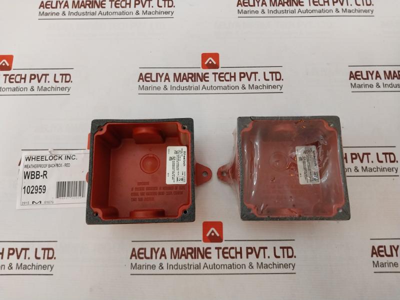 Wheelock Wbb-r Weatherproof Back Box For Mounting Horn Strobe 102959